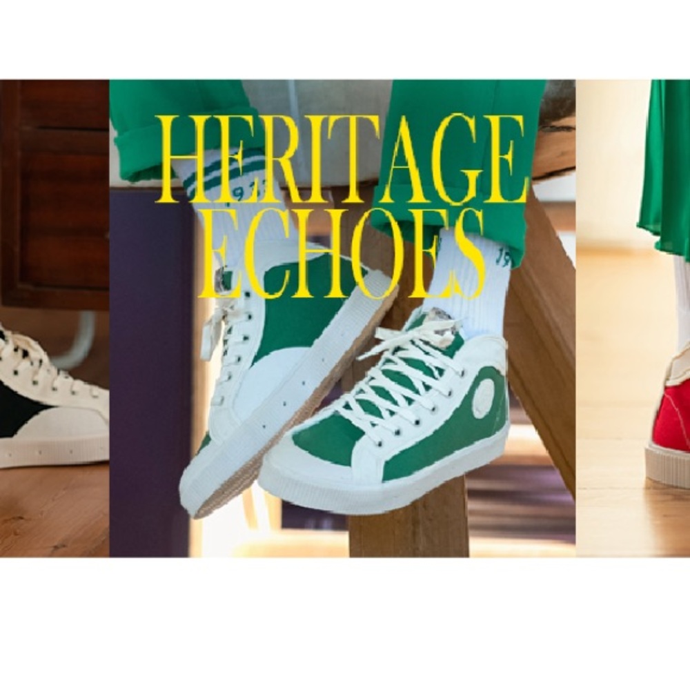 Sanjo Heritage Echos collection high top sneaker size 39